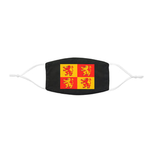 Owain Glyndwr Flag Sq Reusable Face Cover Snug-Fit Black