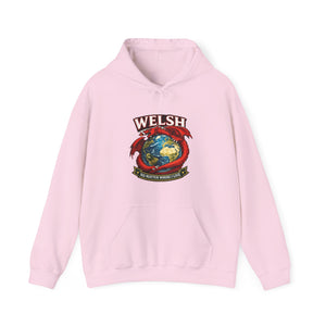 Welsh Pride Hoodie — 'Welsh No Matter Where I Go' Globe Design