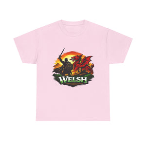 Welsh Dragon Shield T-Shirt — Celtic Warrior Wales Pride Tee