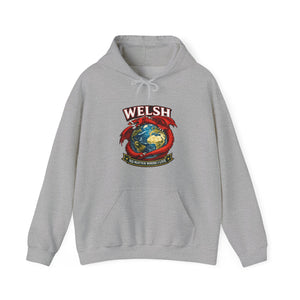 Welsh Pride Hoodie — 'Welsh No Matter Where I Go' Globe Design