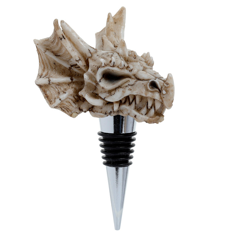 Skeletal Dragon Head Bottle Stopper