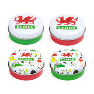 Welsh Dragon Cymru Lip Balm in a Tin