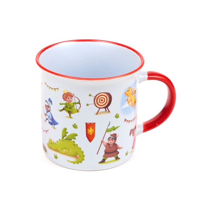 Knights & Dragons Porcelain Fine Rimmed Mug