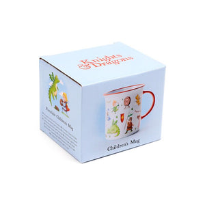 Knights & Dragons Porcelain Fine Rimmed Mug