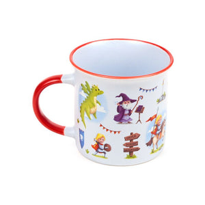 Knights & Dragons Porcelain Fine Rimmed Mug