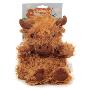 Highland Coo Cow Wheat and Lavender Heat Pack