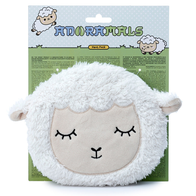 Sleepy Sheep Plush Wheat and Lavender Heat Pack