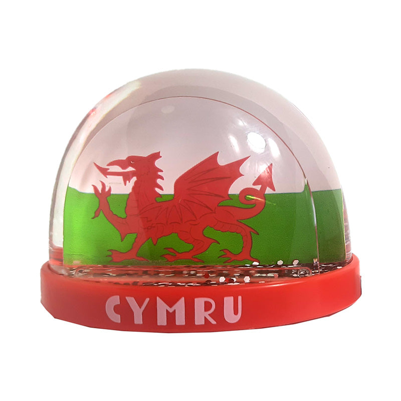 Collectable Snow Storm Welsh Dragon Wales