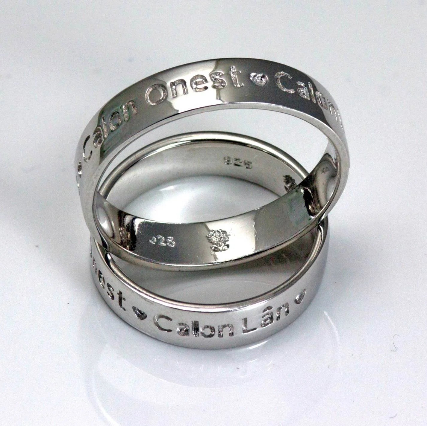 Calon Hapus, Calon Onest, Calon Lan Sterling Silver Ring