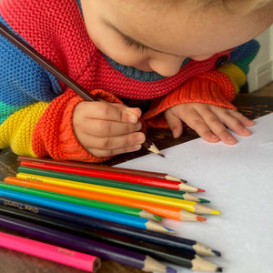 Welsh Colour Names Colouring Pencils Set