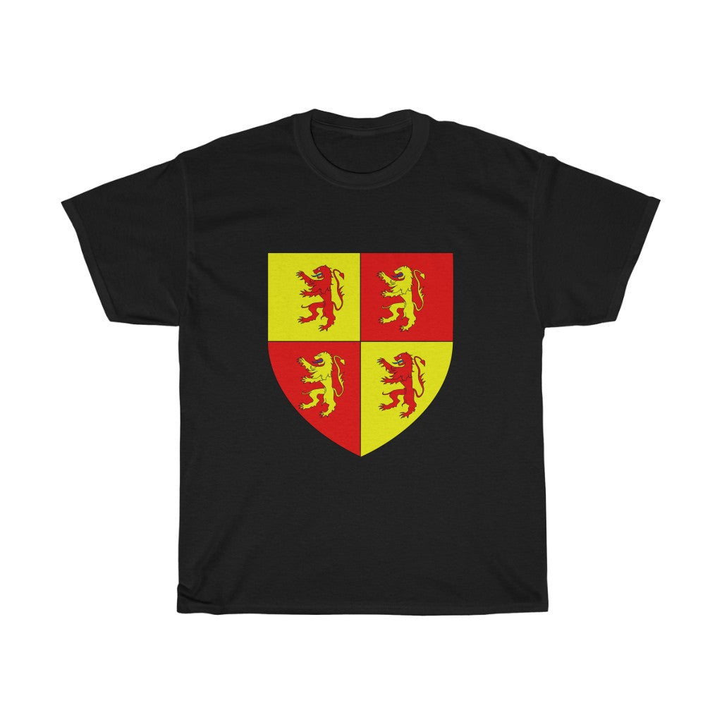 Owain Glyndwr Flag Ov  Unisex Heavy Cotton Tee cymraeg welsh