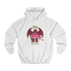 Yes Cymru Cofiwch Dryweryn Unisex Cymraeg Hoodies