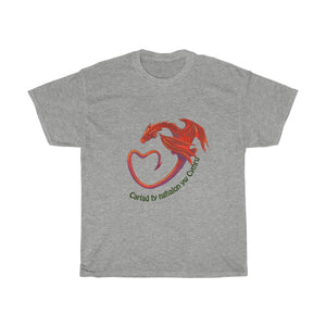 Cariad fy nghalon yw Cymru Unisex T-shirt