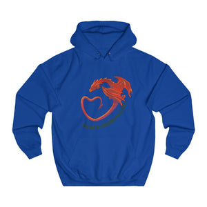 Cariad fy nghalon yw Cymru Unisex Hoodie