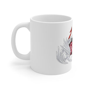 Cofiwch Dryweryn Dragon Mug 11oz White