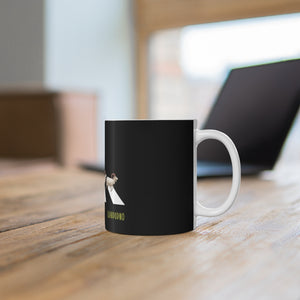 Abbey Road Llandudno Goats Mug 11oz Black