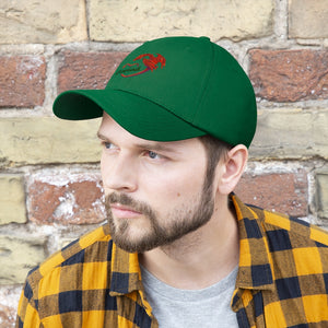 Cariad Love Red Dragon Unisex Twill Hat