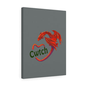 Cwtch Red Dragon Stretched Canvas