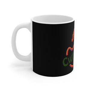 Cwtch Red Dragon Mug 11oz Black