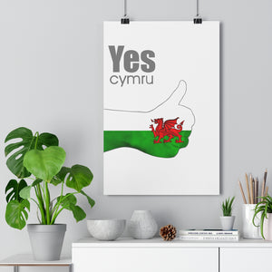 Yes Cymru Premium Poster