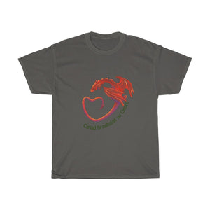 Cariad fy nghalon yw Cymru Unisex T-shirt