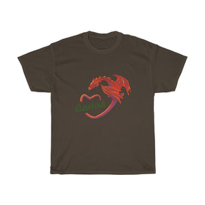 Cariad Love Red Dragon Unisex T-shirt