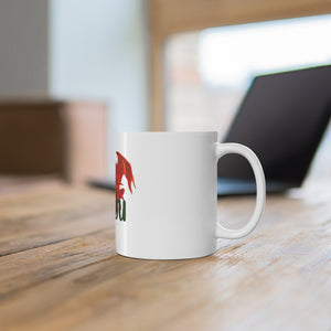 Welsh Dragon I Love You Mug 11oz White