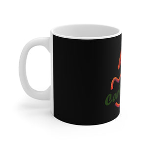 Cariad Love Red Dragon Mug 11oz Black