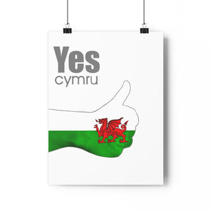 Yes Cymru Premium Poster