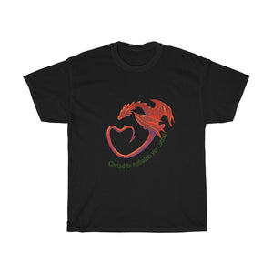 Cariad fy nghalon yw Cymru Unisex T-shirt