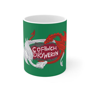 Cofiwch Dryweryn red and white dragons 