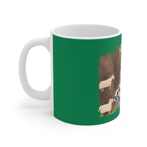 Rush Hour in Wales Mug cymraeg