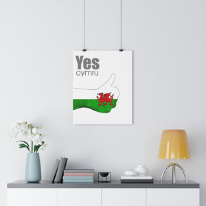 Yes Cymru Premium Poster