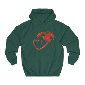 Cariad fy nghalon yw Cymru Unisex Hoodie