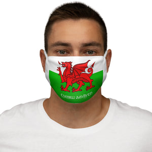 Welsh Flag Cymru Am Byth Reusable Face Cover Snug-Fit