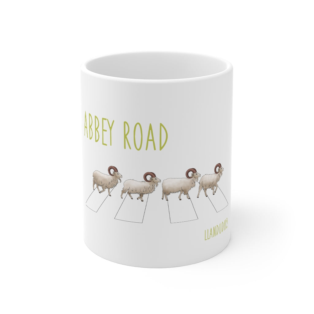 Abbey Road Llandudno Goats Mug 11oz White