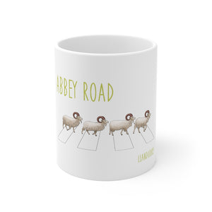 Abbey Road Llandudno Goats Mug 11oz White