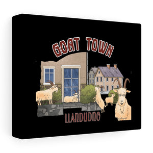 Goat Town Llandudno Stretched Canvas