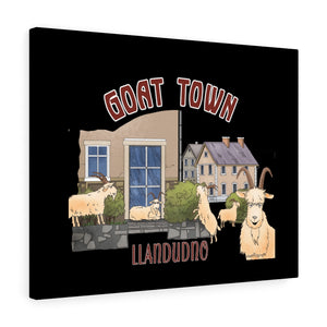 Goat Town Llandudno Stretched Canvas