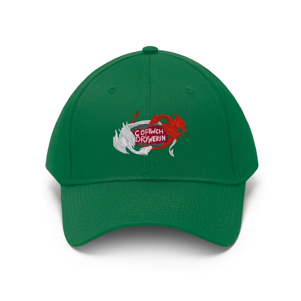 Cofiwch Dryweryn Dragon Cymraeg Unisex Twill Hat