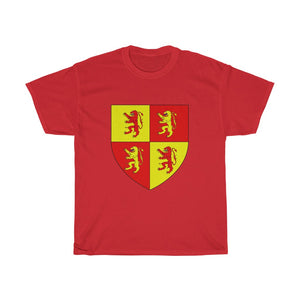 Owain Glyndwr Flag Ov Unisex Heavy Cotton Tee