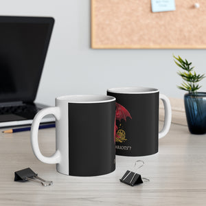 The Welsh Dragon Traveller Mug 11oz Black