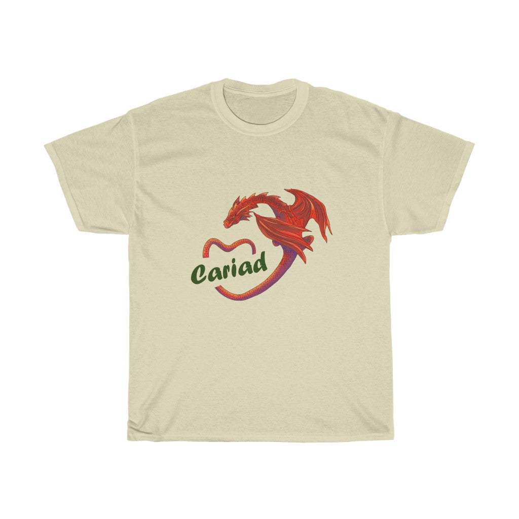 Cariad Love Red Dragon Unisex T-shirt