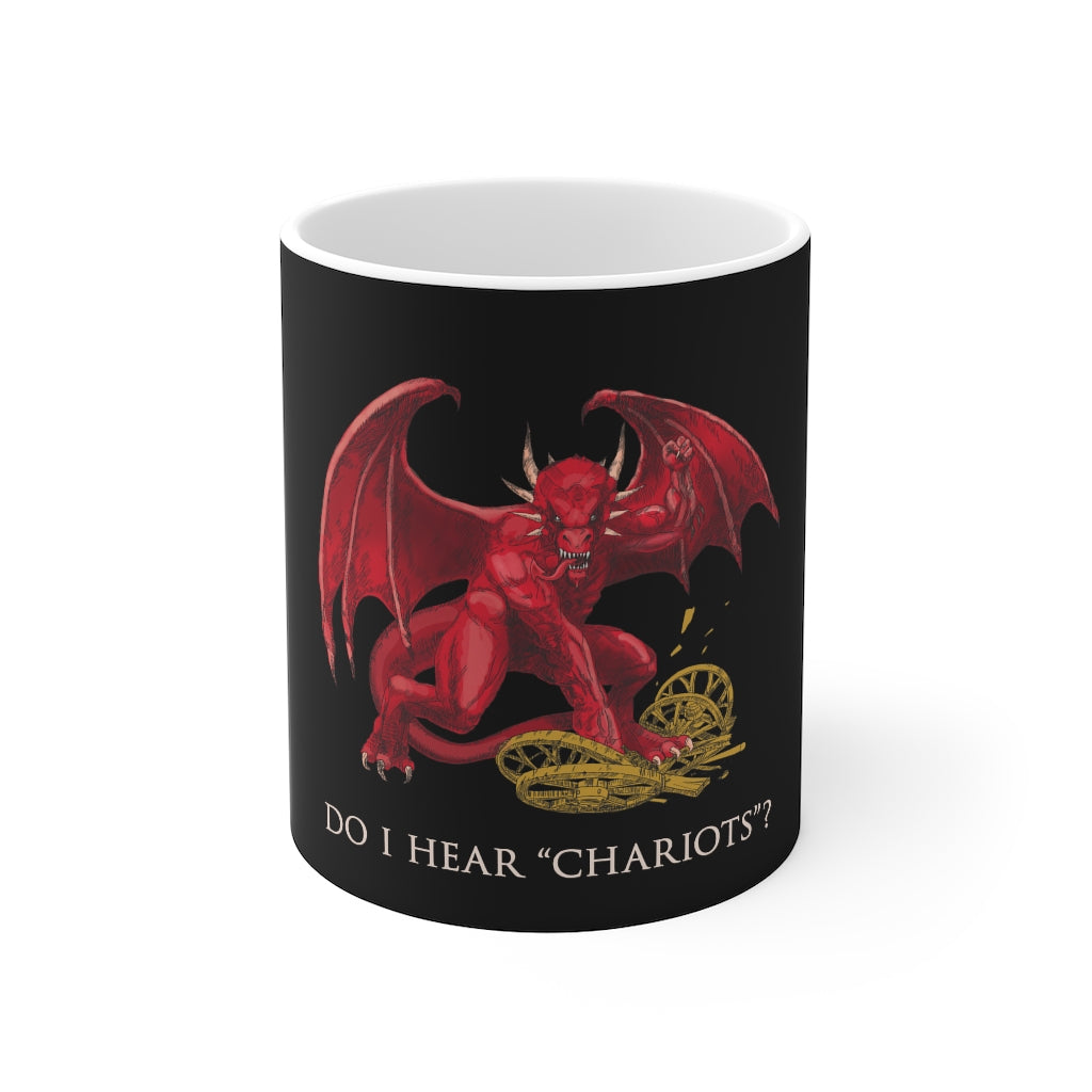 The Welsh Dragon Traveller Mug 11oz Black