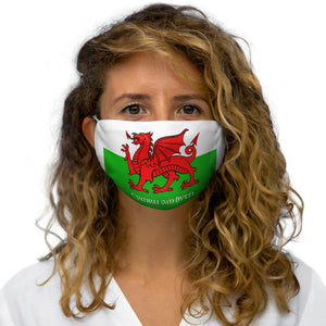 Welsh Flag Cymru Am Byth Reusable Face Cover Snug-Fit