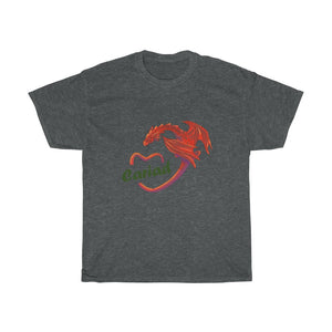 Cariad Love Red Dragon Unisex T-shirt