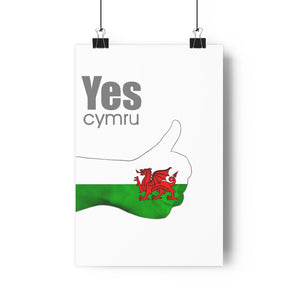 Yes Cymru Premium Poster