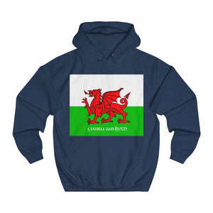 Welsh Flag Cymru am Byth Unisex Hoodie