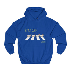 Abbey Road Llandudno Goat Unisex Hoodies Cymraeg