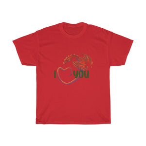 Welsh Dragon I Love You Unisex T-shirt